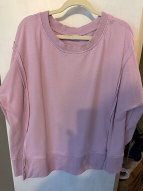 Pink Lily Lilac Crewneck Sweatshirt